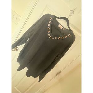 Quacker Factory women’s blouse black XL